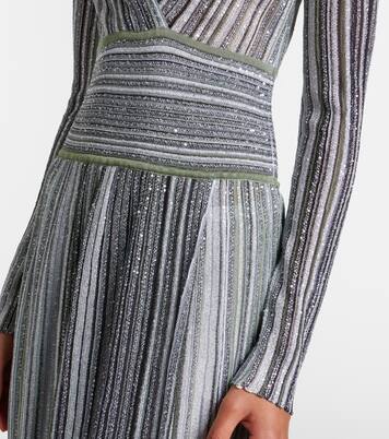 Midikleid aus Lamé | Missoni