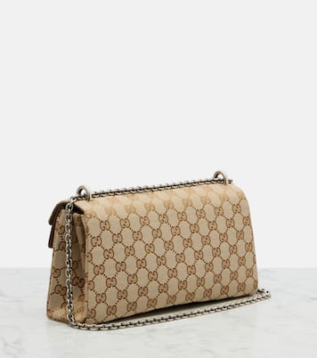 Dionysus GG canvas Small suede-trimmed crossbody bag | Gucci