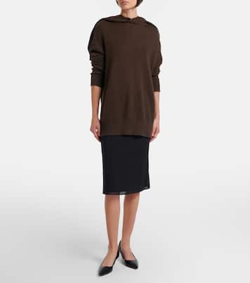 Ivera silk-blend chiffon slip skirt | The Row