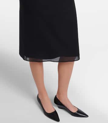 Ivera silk-blend chiffon slip skirt | The Row