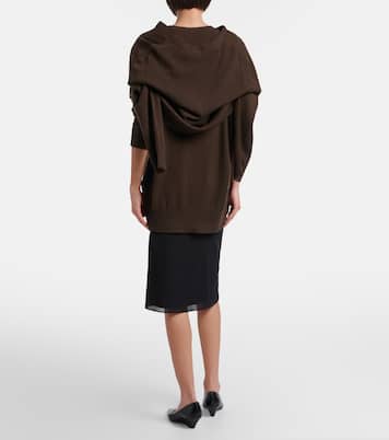 Ivera silk-blend chiffon slip skirt | The Row