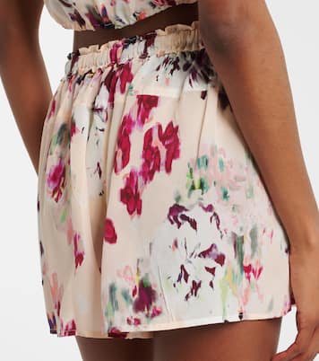 Aurielle floral silk shorts | Ulla Johnson