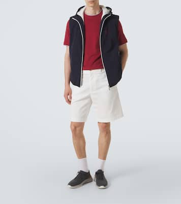 Logo padded technical vest | Brunello Cucinelli