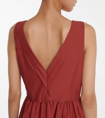 Abito lungo in misto cotone | Brunello Cucinelli