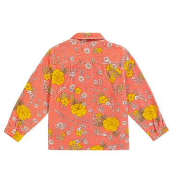 Floral stretch-cotton corduroy shirt | ERL Kids