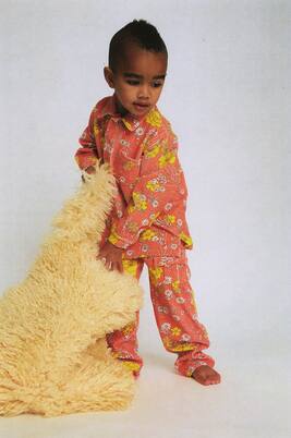 Floral stretch-cotton corduroy shirt | ERL Kids