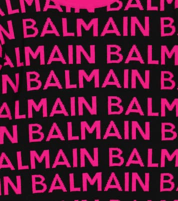 Robe en coton à logo | Balmain Kids