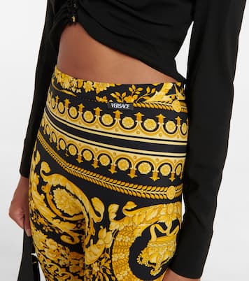Mid-Rise Leggings Barocco | Versace