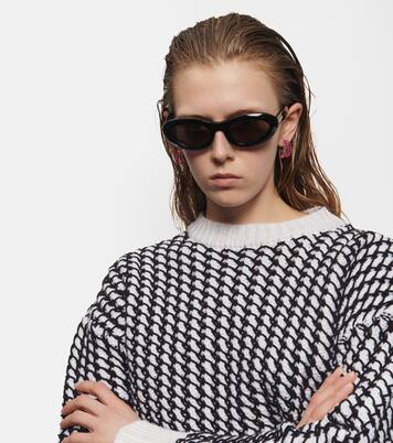 Ovale Sonnenbrille | Bottega Veneta