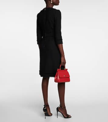 Vestido corto en mezcla de lana | Dolce&Gabbana