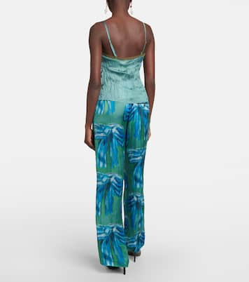 Bedrucktes Top aus Satin | Acne Studios