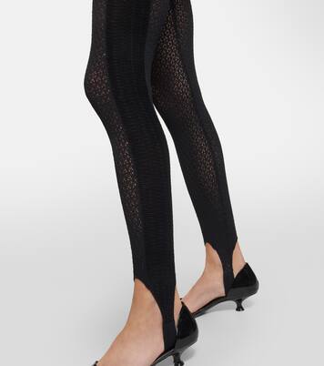Lace stirrup leggings | Khaite