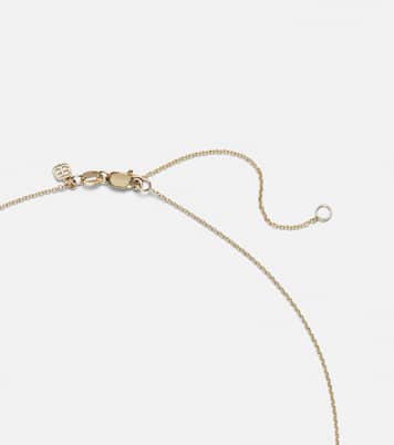 Halskette Evil Eye aus 14kt Gelbgold (585/1000) mit Emaille und Edelsteinen | Sydney Evan