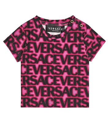 Bebé - camiseta en mezcla de algodón | Versace Kids