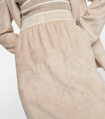 Midirock aus Cord | Brunello Cucinelli