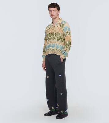 Tulipa printed cotton shirt | Bode