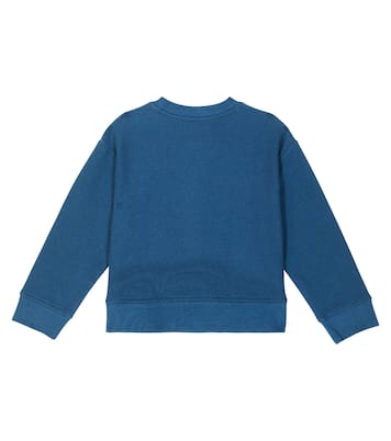 Embroidered cotton jersey sweatshirt | Stella McCartney Kids
