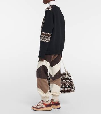 Pull en jacquard de laine mélangée | Chloé
