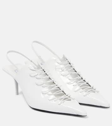 x Jean Paul Gaultier – Escarpins Corset en cuir | Jimmy Choo