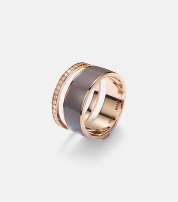  Berbere Chromatic 18kt rose gold ring with diamonds | Repossi