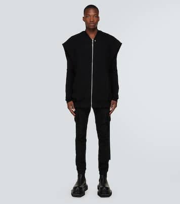 فيست من القطن الجيرسيه أوفيرسايز | Rick Owens