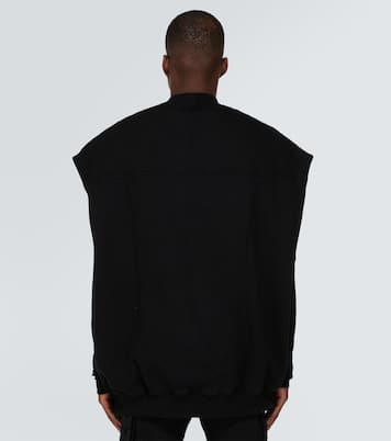 فيست من القطن الجيرسيه أوفيرسايز | Rick Owens