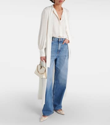 Bluse Toile Iconographe aus Seide | Valentino