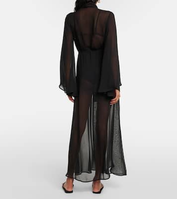 Abito lungo Betty con scollo a V | Alexandra Miro