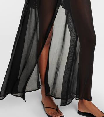 Abito lungo Betty con scollo a V | Alexandra Miro