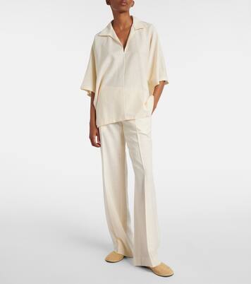 Canal suede slip-on shoes | The Row