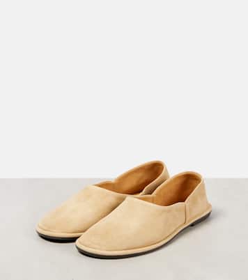 Canal suede slip-on shoes | The Row