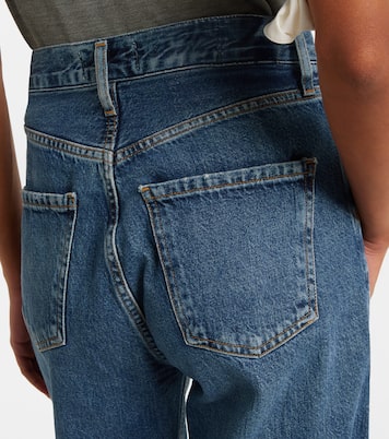 Gerade High-Rise Cropped Jeans Ren | Agolde