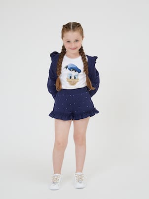 Short en coton mélangé | Monnalisa