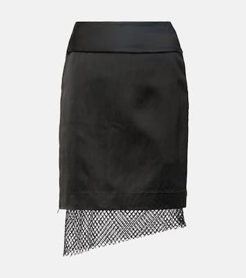 Midirock aus Satin | Jacques Wei