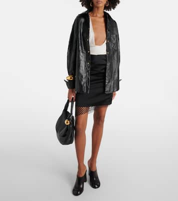 Midirock aus Satin | Jacques Wei