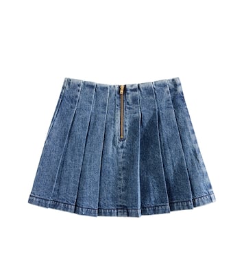 Gonna di jeans a pieghe | Self-Portrait Kids