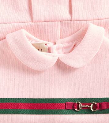 Baby Horsebit cotton dress | Gucci Kids