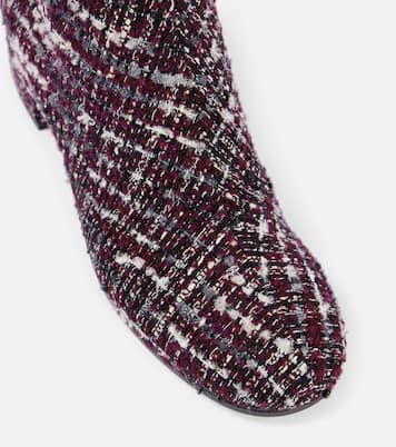 45 bouclé ankle boots | Gianvito Rossi