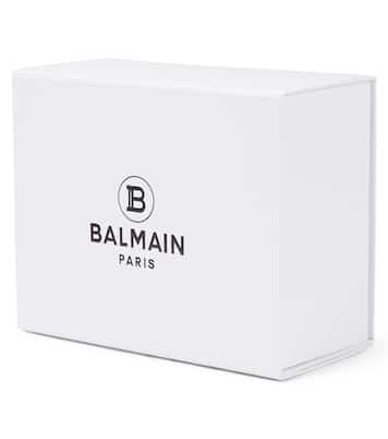 Baby cotton jersey onesie and beanie set | Balmain Kids