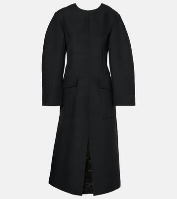 罗缎中长连衣裙 | CO