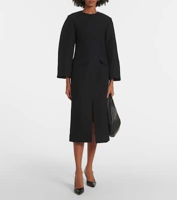 罗缎中长连衣裙 | CO