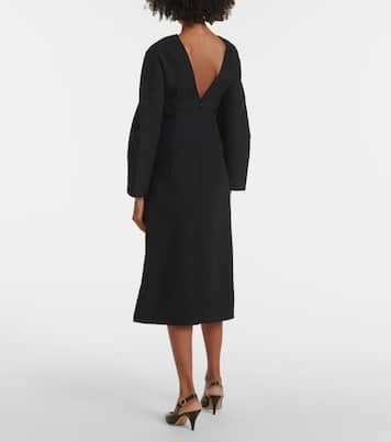 罗缎中长连衣裙 | CO