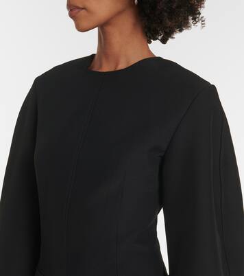 罗缎中长连衣裙 | CO