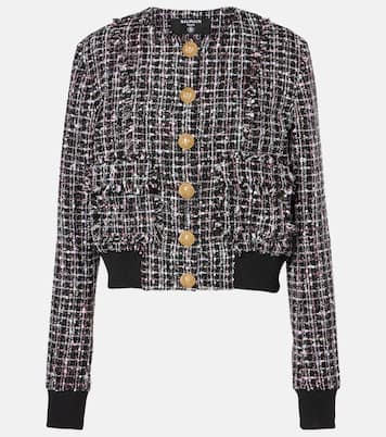 Tweed bomber jacket | Balmain
