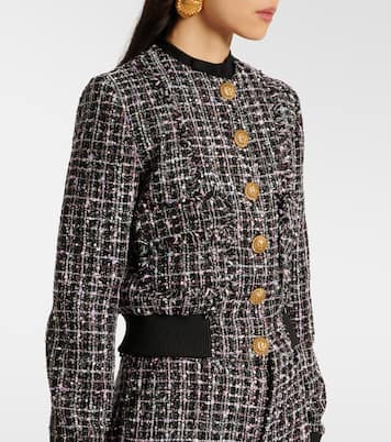 Tweed bomber jacket | Balmain