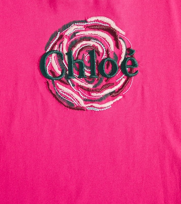 Logo cotton top | Chloé Kids