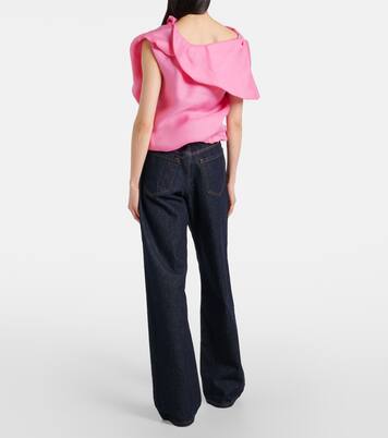 Top aus Seidensatin | Dries Van Noten