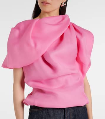 Top aus Seidensatin | Dries Van Noten