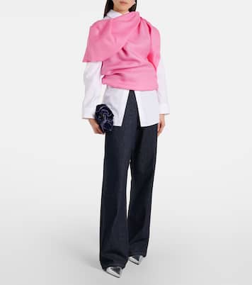 Top aus Seidensatin | Dries Van Noten