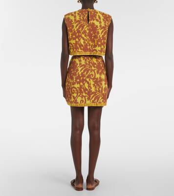 Bedrucktes Cropped-Top Amarillo | Alémais